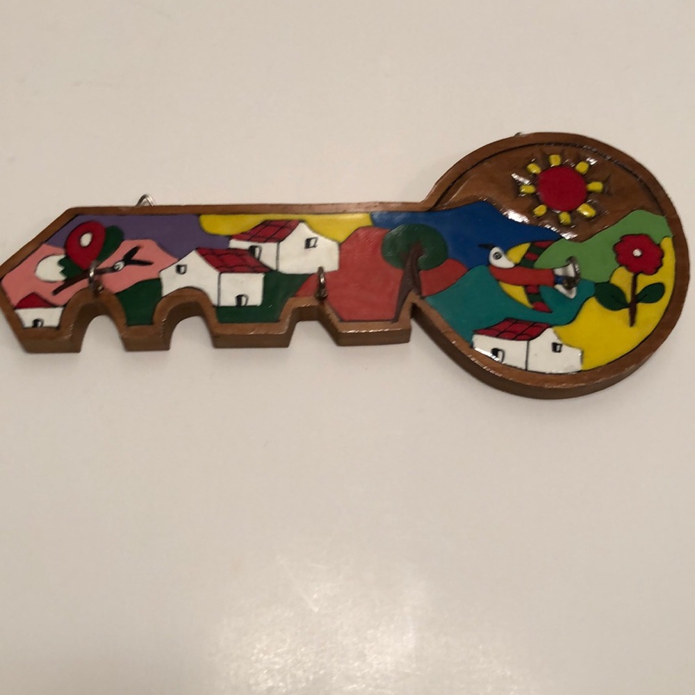 El Salvadorian Vintage key ring holder - brought back from El Salvador in 1994